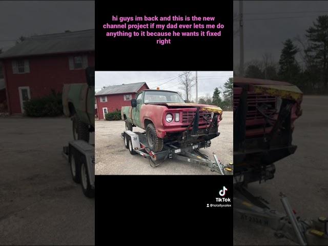 reveal of my new 1977 dodge m880