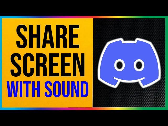 How to Share Screen on Discord with Sound (EASY)