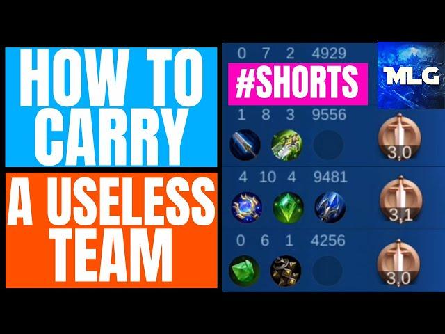 HOW TO CARRY NOOB TEAM MOBILE LEGENDS | 5 QUICK TIPS