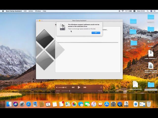 How to install Windows 10 on Mac when Bootcamp fails copying installation files-all error fixes