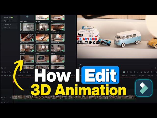 How I Edit My 3D Animation Using AI Filmora 14 Editor