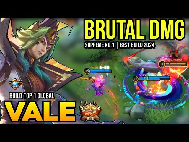 VALE BEST BUILD 2025 | BUILD TOP 1 GLOBAL VALE GAMEPLAY | MOBILE LEGENDS