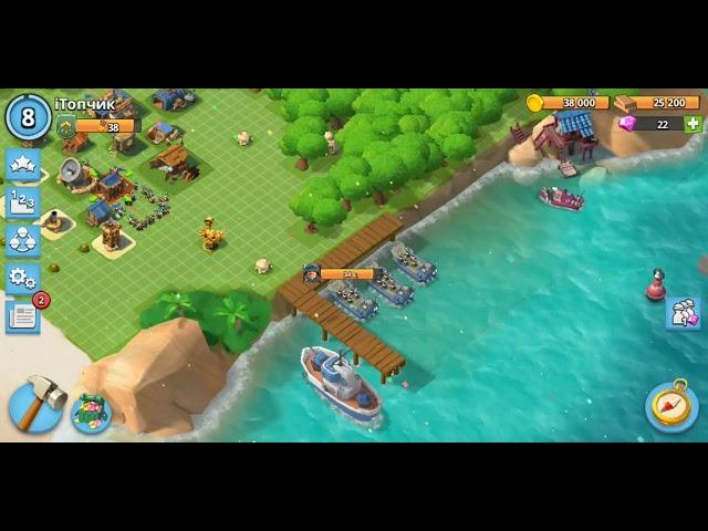 Мой аккаунт в бум бич- Boom Beach