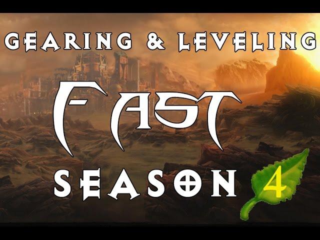 Diablo 3 How to Level and Gear Fast in a New Season - S4 patch 2.3