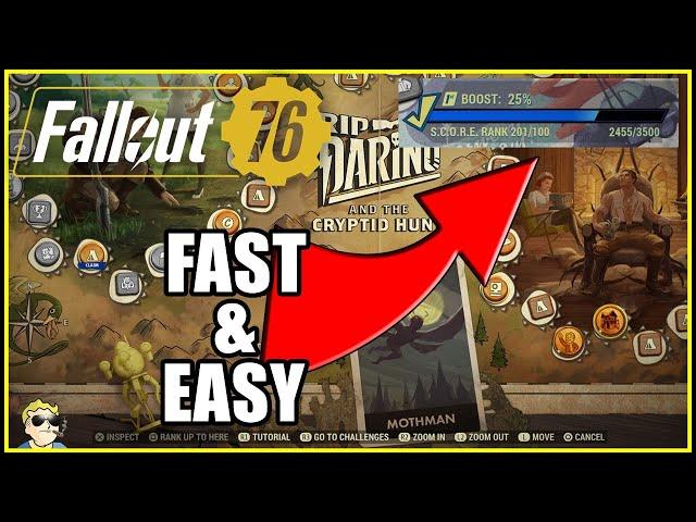 The Fastest Way To Complete The Scoreboard - Fallout 76