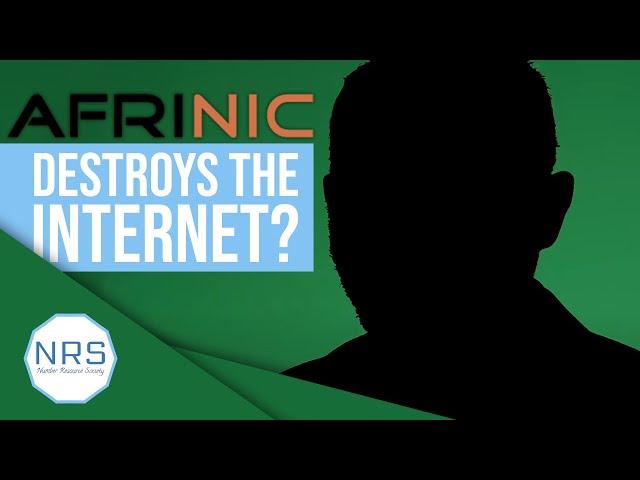 THIS SMALL PRIVATE COMPANY - "AFRINIC" - WANTS TO DESTROY THE INTERNET - TRAILER