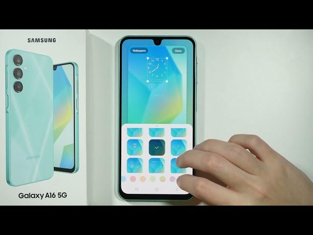 How to Change Lock Screen Clock on Samsung Galaxy A16 5G