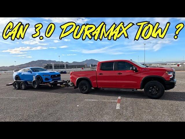 CAN IT TOW? ZR2 3.0 Duramax Diesel Towing 6000 Lbs