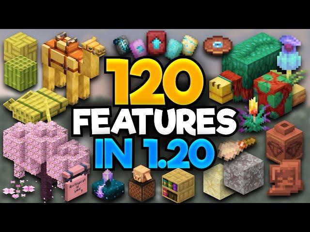 ALL 120 Features In Minecraft 1.20 Trails & Tales!