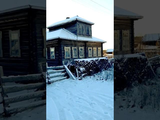 Вологодские деревни. Северные дома #деревня #старина #вологда