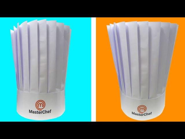 How To Make Master Chef Cap | How To Make Master Chef Hat | How To Make Chef Hat With Paper |DIY Hat