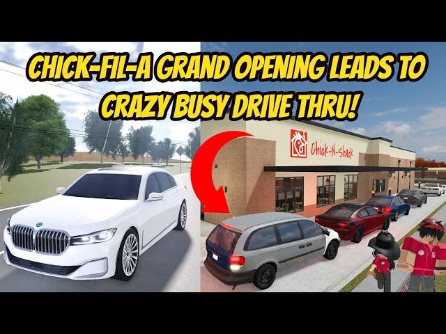 Greenville, Wisc Roblox l Realistic Chick-Fil-A CRAZY DRIVE Thru - Update Roleplay