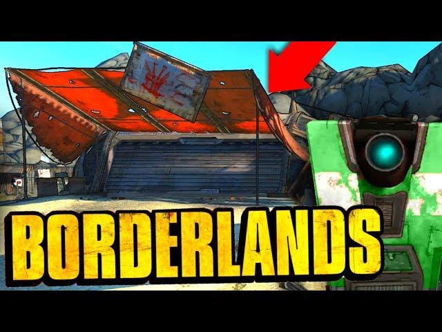 The Secret Claptrap Hidden above Fyrestone! (Borderlands Easter Egg)