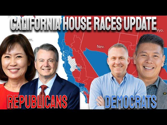 California House Races 13 and 45 (Steel vs Tran & Duarte vs Gray) Election Results Update: Too Close