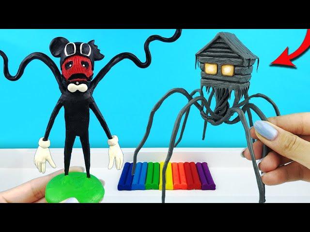 Мультяшная мышь ЗЛАЯ форма Cartoon Mouse, Домоголовый House Head | Лепим Творения Тревора Хендерсон