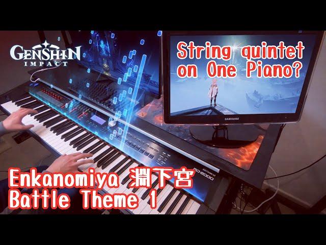 Combat Beneath the Waves/Enkanomiya Battle Theme 1/Genshin Impact 2.4 OST INSANE Piano Arrangement