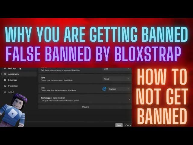 Roblox False BANNING WHY? (How to AVOID getting false banned) (Bloxstrap)