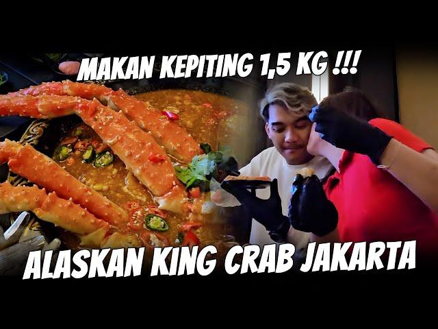 MAKAN KEPITING 1,5 KILO !!! ALASKAN KING CRAB