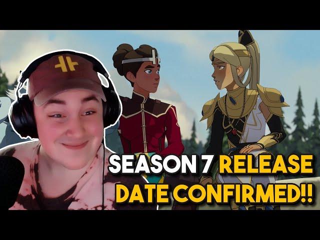 The Dragon Prince SEASON 7 RELEASE DATE!! | Reaction & Analysis