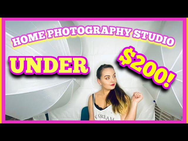 How to set up a home photography studio