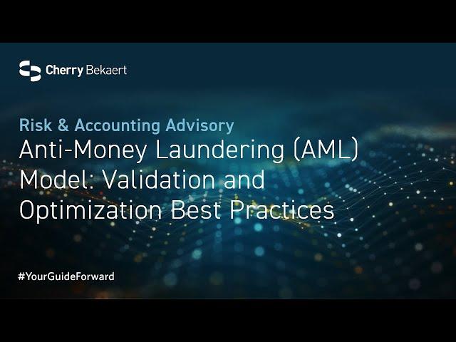 Anti-Money Laundering (AML) Model: Validation and Optimization Best Practices