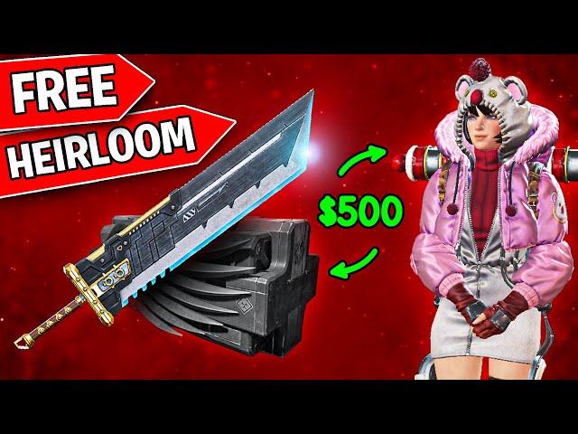 Unlocking THE MOST EXPENSIVE Items in Apex Legends FOR FREE (Final Fantasy Event)