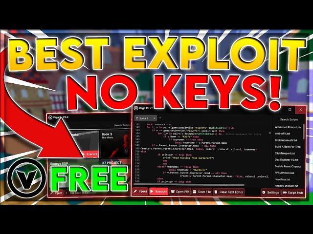 [December 2023] How To Exploit With The BEST FREE Script Executor : EASY TUTORIAL