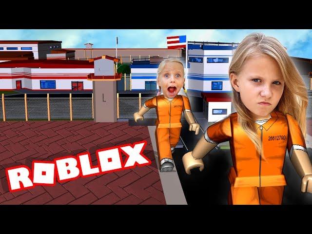 ПОБЕГ из ТЮРЬМЫ Роблокс с Николь крейзи геймер / Roblox Jailbreak