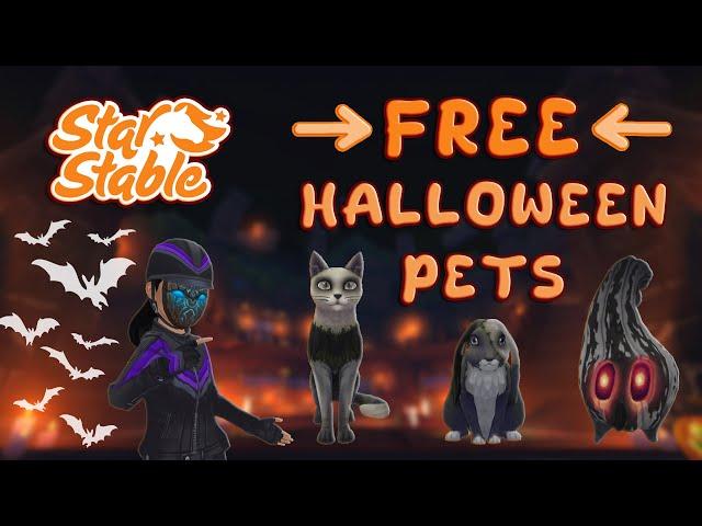 How to get FREE Halloween Pets  | Star Stable Online