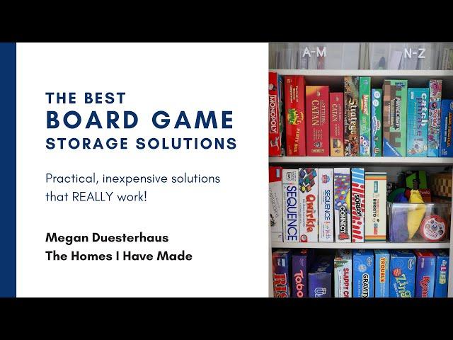 The BEST Board Game Storage Ideas (That Really Work!)