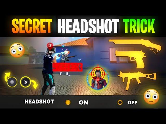 Top 3 Secret Headshot Trick 99% Player Don't know  | Free Fire