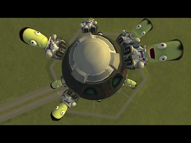 KSP but there's way too many Kerbals