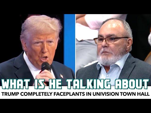 Trump Completely FACEPLANTS In Univision Town Hall