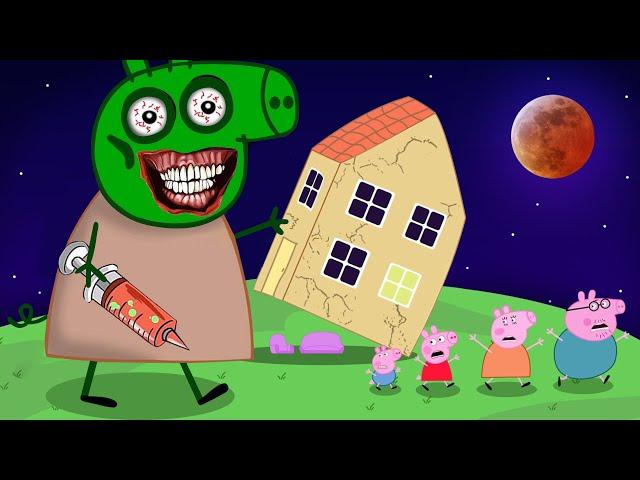 Zombie Apocalypse, Zombies Appear At The Pig City‍️ | Peppa Pig Funny Animation