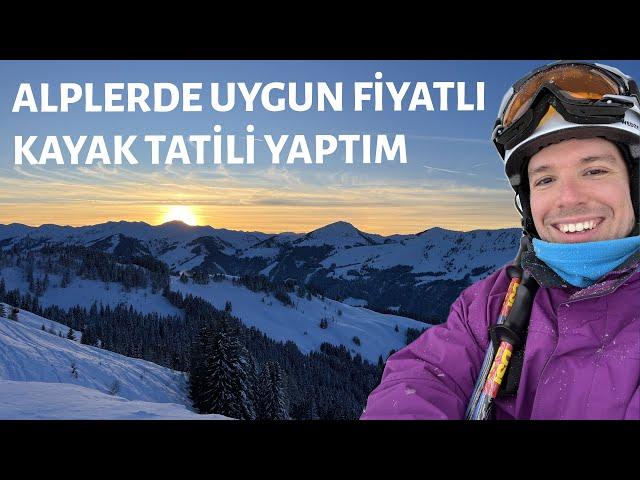 Kitzbühel Alpleri'nde uygun fiyatlı kayak tatili yaptım