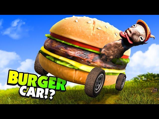 Building the Secret BURGER CAR in Goat Simulator 3