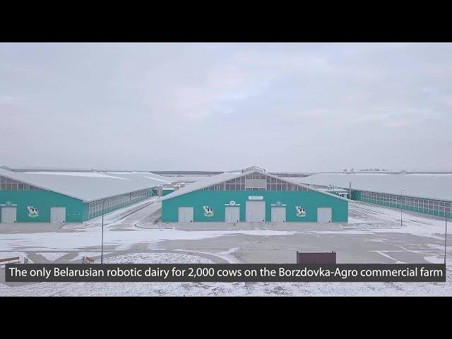 Dairy Farm with 34 GEA DairyRobots R9500 in Belarus