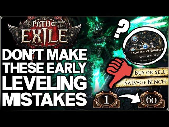 Path of Exile 2 - How to Make Leveling EASY - IMPORTANT Tips & Mistakes to Avoid - Act 1 2 3 Guide!