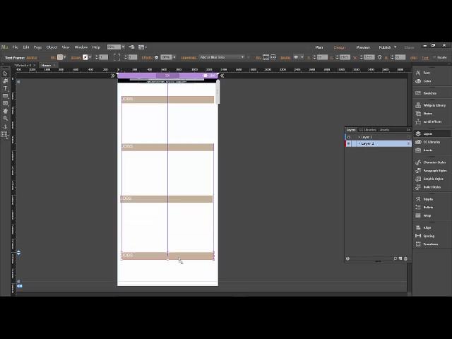 Adobe Muse CC 17 Simple Fixed Navigation scrolling website