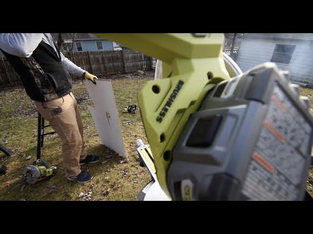 Ryobi one+ Miter Saw torture test