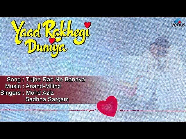 Yaad Rakhegi Duniya : Tujhe Rab Ne Banaya Full Audio Song | Aditya Pancholi, Rukhsar |