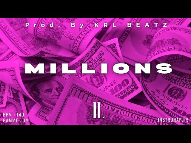 (FREE) Instrumental Rap Love Trap 2025 "MILLIONS" Instru Rap Melo Lourd By KRL BEATZ