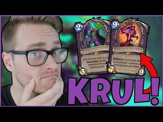 It's a KRUL World (INCREDIBLE DEMON VALUE) | Reno Warlock | Ashes of Outland | Wild Hearthstone