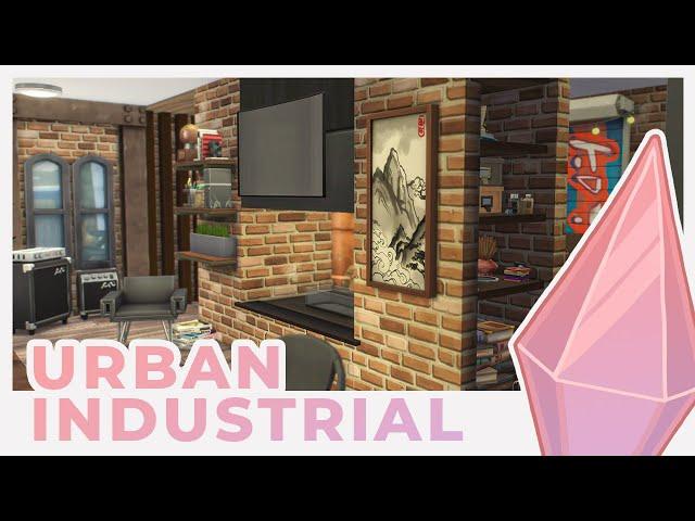 Urban Industrial Apartment // Upland Place Series // No CC // Sims 4 Stop Motion Build