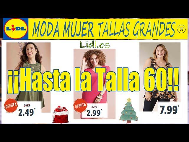 LIDL |  MODA MUJER TALLAS GRANDES ONLINE | ROPA MUJER CURVY LIDL 2024