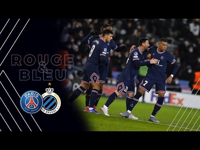  𝐑𝐨𝐮𝐠𝐞 & 𝐁𝐥𝐞𝐮 : Paris Saint-Germain vs Club Brugge (4-1) | Champions League