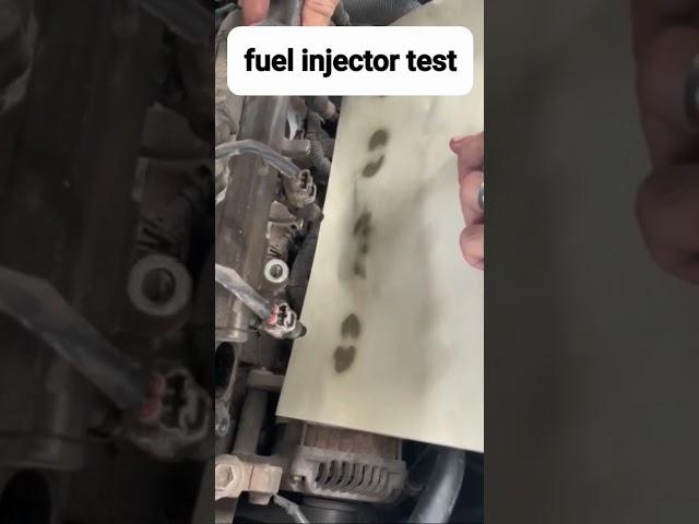 fuel injector test #car #engine #mechanic #shorts