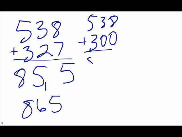 Mental Math 2 and 3 digit addition at Kamali Academy