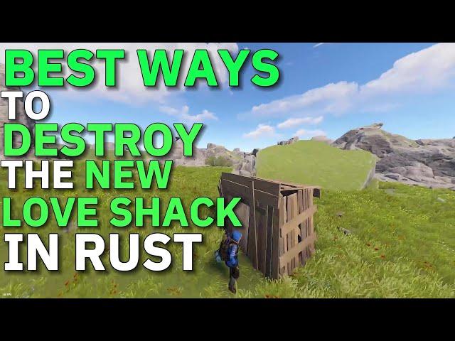 Best Ways To Destroy the NEW Wood SHELTER in Rust!