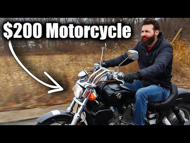 BOUGHT a $200 AUCTION motorcycle, can we fix it?